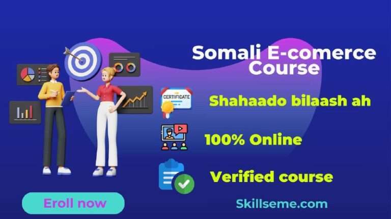 SOMALI E-COMMERCE MASTER CLASS COURSE